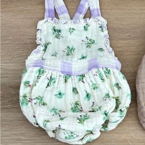 Angel Dear Floral Baby Rompers